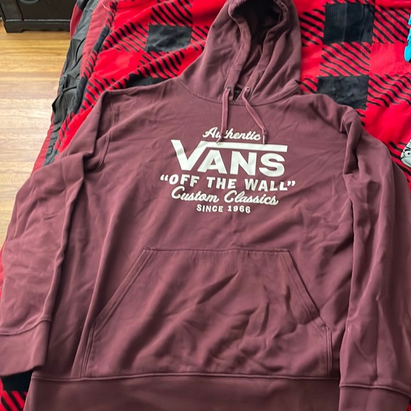 Vans | Sweaters | Vans Burgundy Sweater | Poshmark